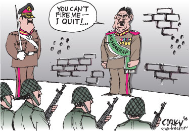 Corky's Editorial cartoon