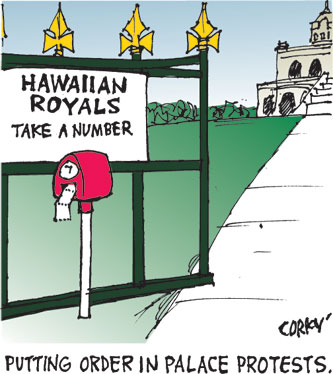Corky's Hawaii cartoon