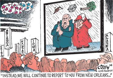 Corky's Editorial cartoon
