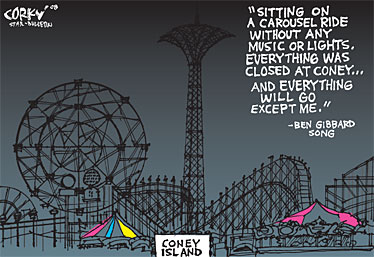 Corky's Editorial cartoon
