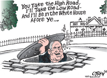 Corky's Editorial cartoon