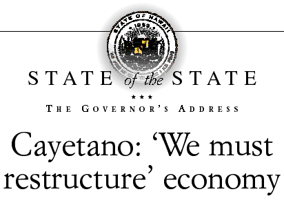 Cayetano: 'We must restructure' economy
