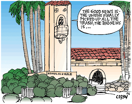 Corky's Hawaii cartoon