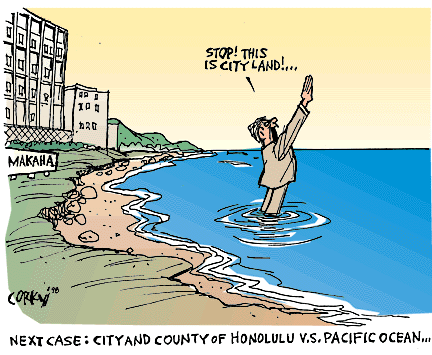 Corky's Hawaii cartoon