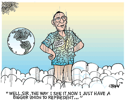 Corky's Hawaii cartoon
