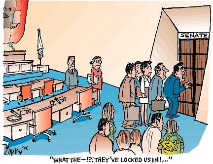 Corky's Hawaii cartoon