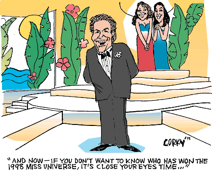 Corky's Hawaii cartoon