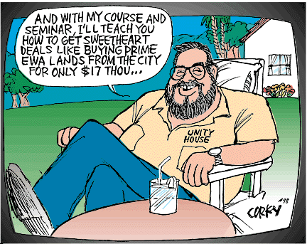 Corky's Hawaii cartoon