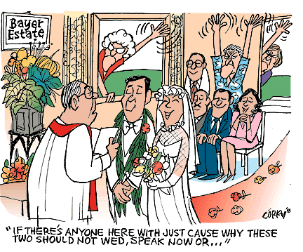 Corky's Hawaii cartoon