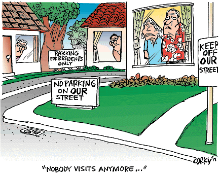 Corky's Hawaii cartoon