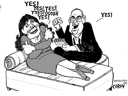 Corky Political Cartoon