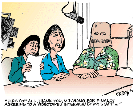Corky's Hawaii cartoon