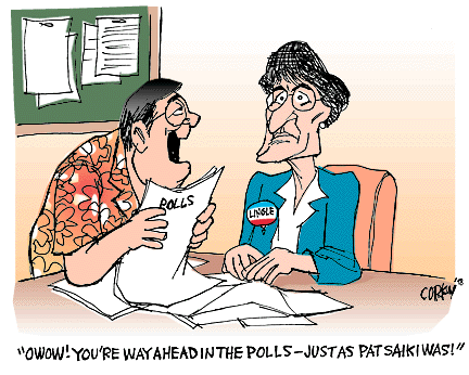 Corky's Hawaii cartoon