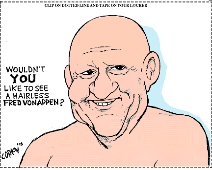 Corky's Hawaii cartoon