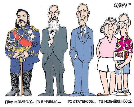 Corky's Hawaii cartoon