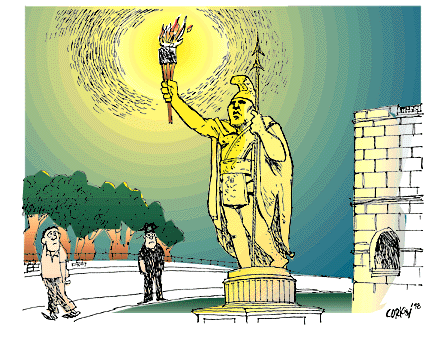 Corky's Hawaii cartoon