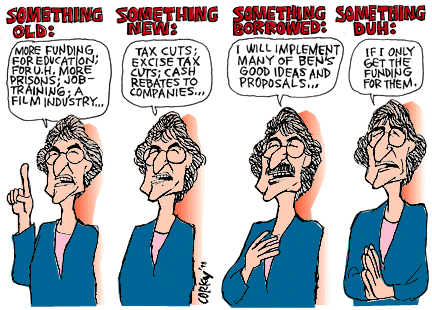 Corky's Hawaii cartoon