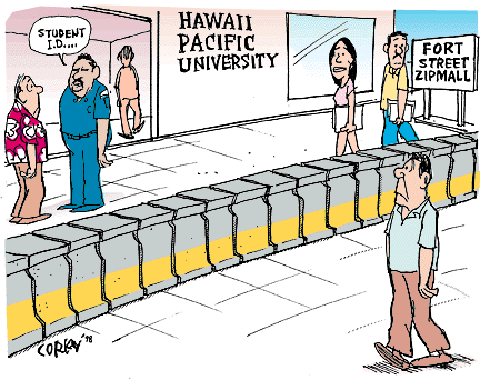 Corky's Hawaii cartoon