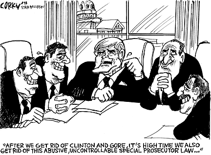 Corky Political Cartoon