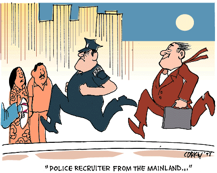 Corky's Hawaii cartoon