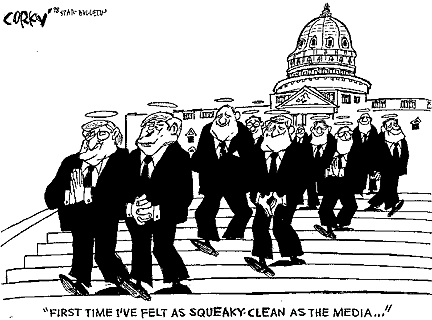 Corky Political Cartoon