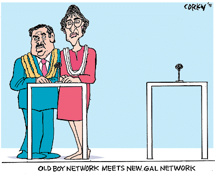 Corky's Hawaii cartoon