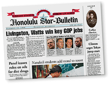 Star-Bulletin Page One