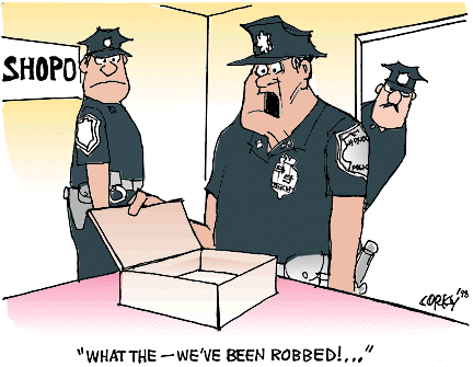 Corky's Hawaii cartoon