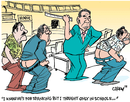Corky's Hawaii cartoon