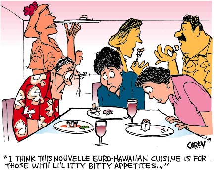 Corky's Hawaii cartoon