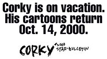 Corky's Hawaii cartoon