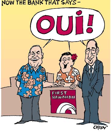 Corky's Hawaii cartoon
