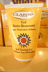 Clarins auto-bronzing lotion