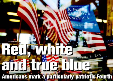 Red, white  and true blue: Americans mark a particularly patriotic Fourth