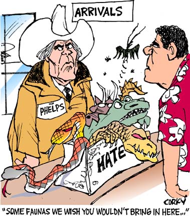 Corky's Hawaii cartoon