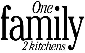 One family, two kitchens