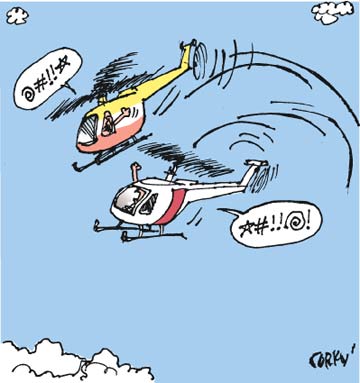 Corky's Hawaii cartoon