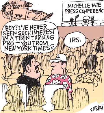 Corky's Hawaii cartoon