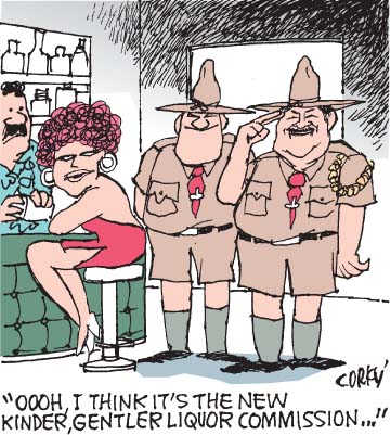 Corky's Hawaii cartoon