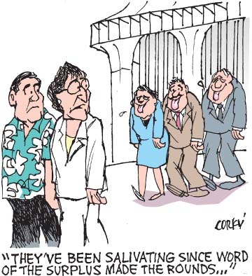 Corky's Hawaii cartoon