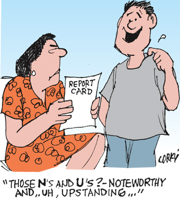 Corky's Hawaii cartoon