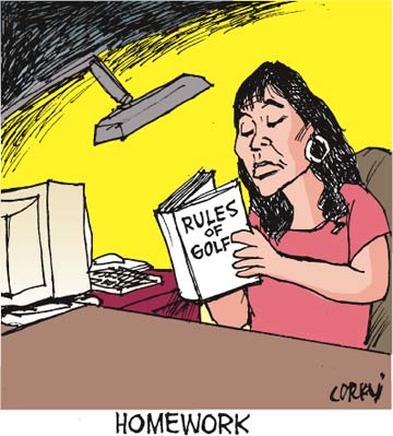 Corky's Hawaii cartoon