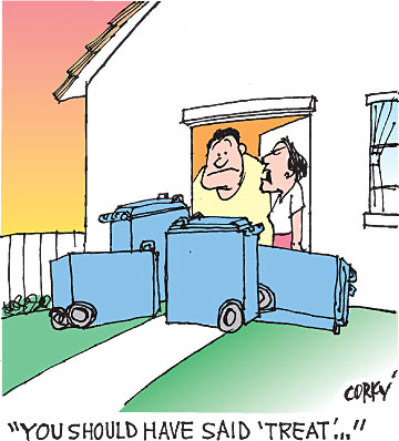 Corky's Hawaii cartoon