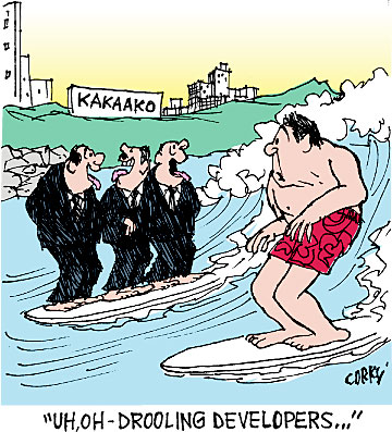 Corky's Hawaii cartoon