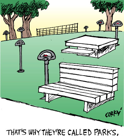 Corky's Hawaii cartoon