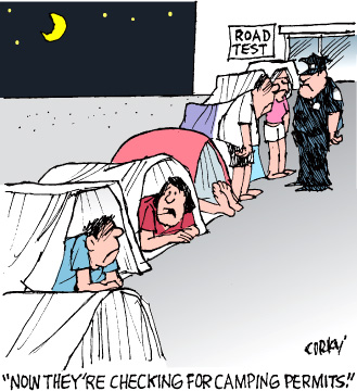 Corky's Hawaii cartoon