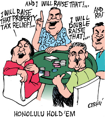 Corky's Hawaii cartoon