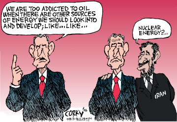 Corky's Editorial cartoon