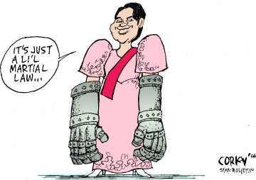 Corky's Editorial cartoon