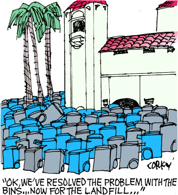 Corky's Hawaii cartoon